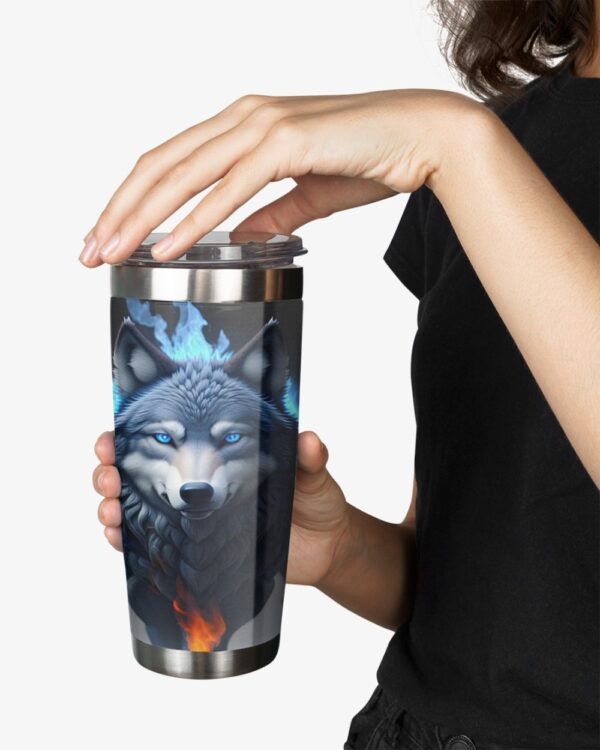 Beautiful Wolf Tumbler 3