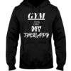 Gym Is My Therpay Gym Quote T Shirt 3