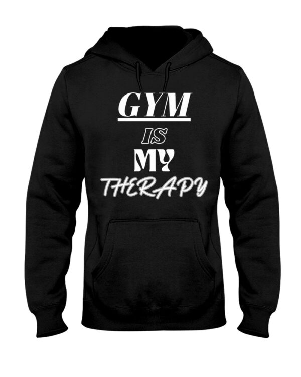 Gym Is My Therpay Gym Quote T Shirt 3