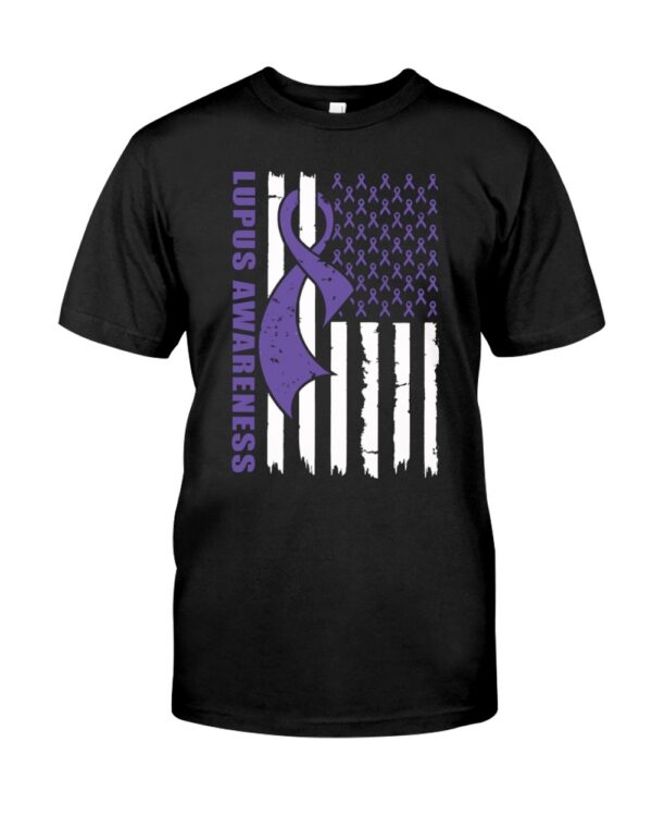 Lupus Awareness Flag Shirt T Shirt 1