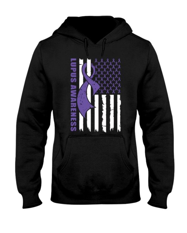 Lupus Awareness Flag Shirt T Shirt 5